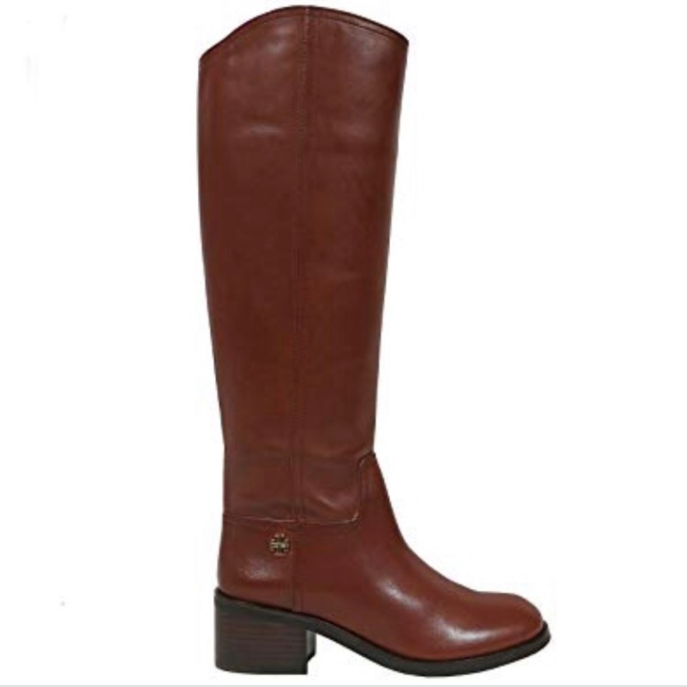 New Tory Burch Fulton Leather 55 mm Boot